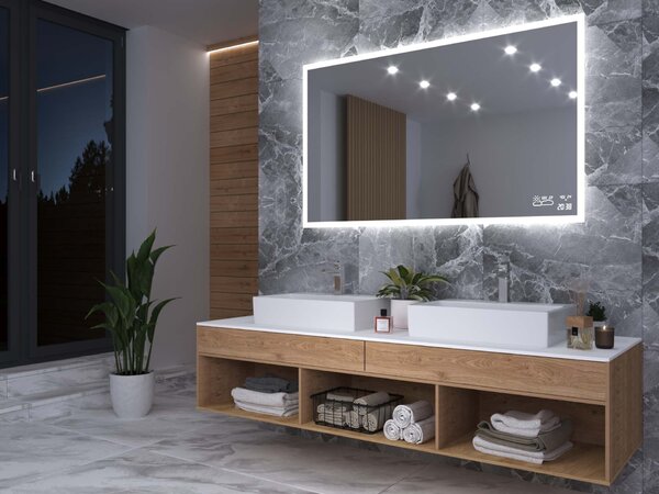 Specchio con illuminazione LED M1