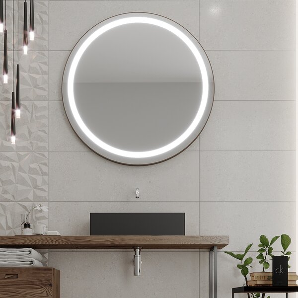Specchio rotondo con iluminazione LED C4 premium