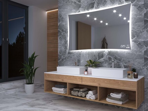 Specchio con illuminazione LED M5