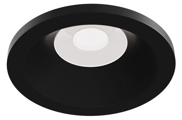 Faretto Da Incasso Moderno Zoom Alluminio Nero 1 Luce