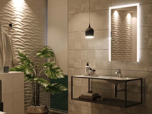 Specchio con illuminazione LED M2
