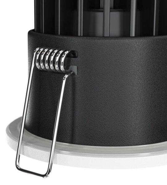 Faretto Da Incasso Moderno Zoom Alluminio Tondo Bianco Led