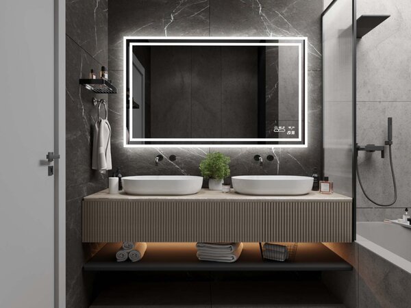 Specchio con illuminazione LED M3
