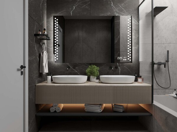 Specchio con illuminazione LED M10