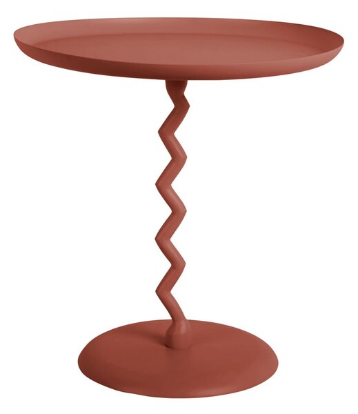 Tavolino rotondo in metallo ø 40 cm Zig Zag – Leitmotiv