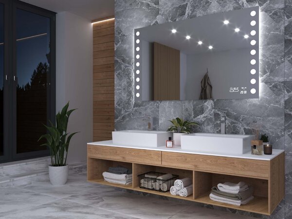Specchio con illuminazione LED M14