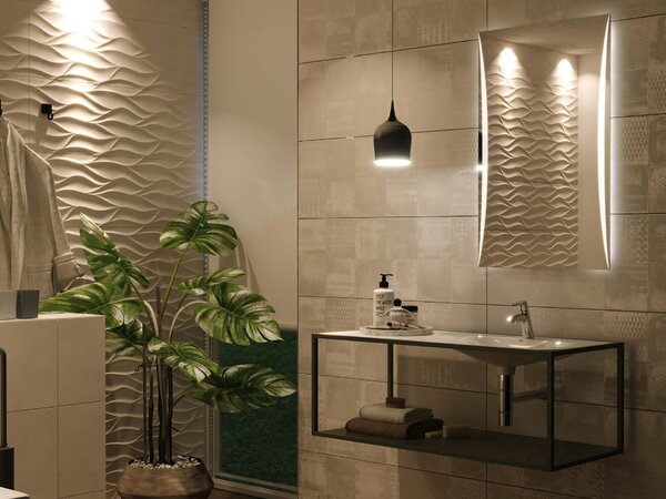 Specchio con illuminazione LED M15