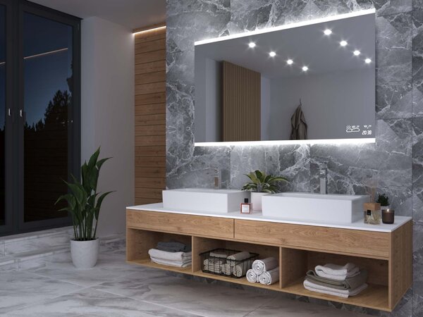 Specchio con illuminazione LED M13