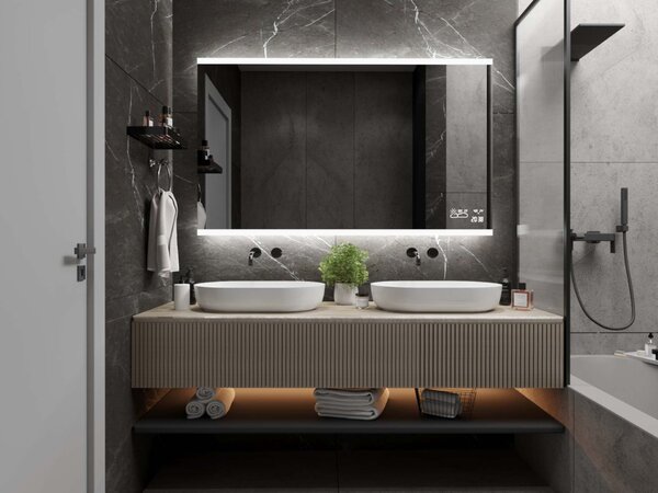 Specchio con illuminazione LED M13