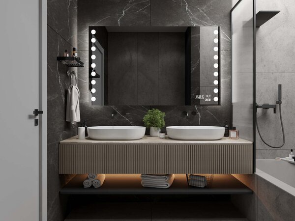 Specchio con illuminazione LED M14