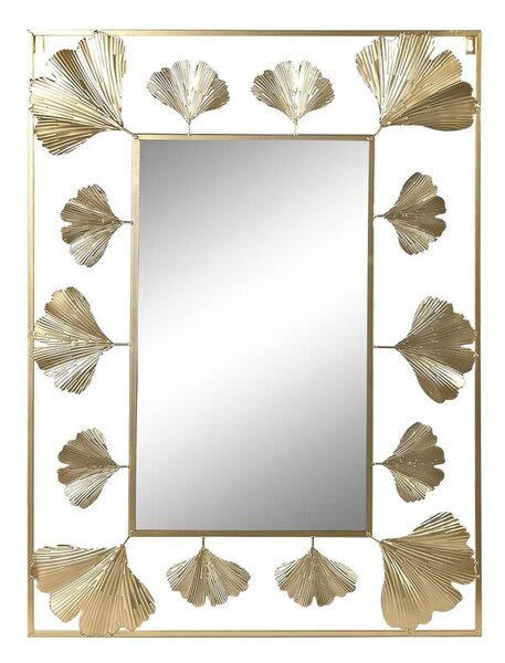 Specchio da parete DKD Home Decor Specchio Dorato Metallo