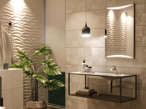 Specchio con LED illuminazione M16 premium