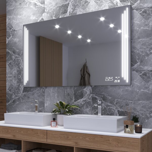 Specchio con LED illuminazione M18 premium