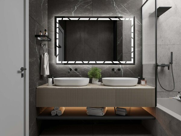 Specchio con illuminazione LED M21