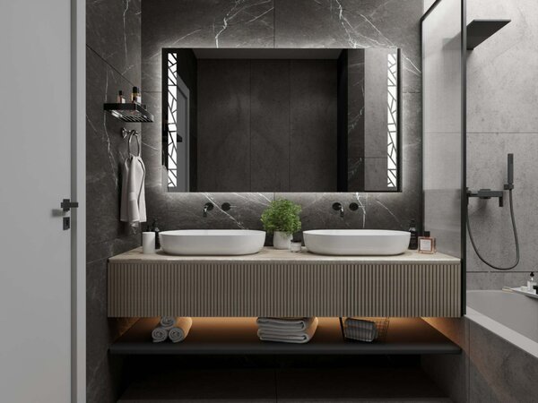 Specchio con illuminazione LED M22