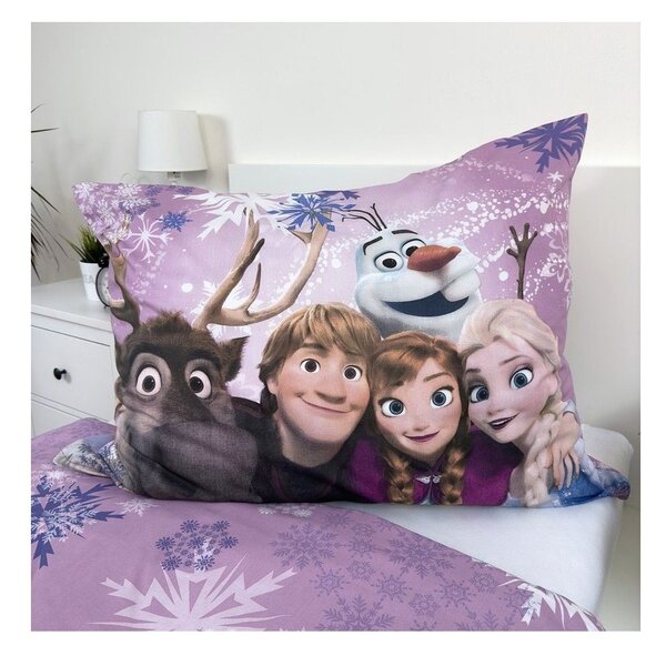 Biancheria da letto per bambini in cotone per letto singolo 140x200 cm Frozen - Jerry Fabrics