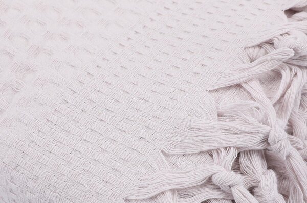 Copriletto beige in cotone 220x240 cm Pique – Mijolnir