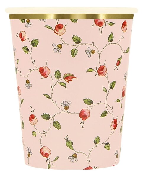 Bicchieri di carta monouso in set da 8 Ladurée Marie-Antoinette - Meri Meri
