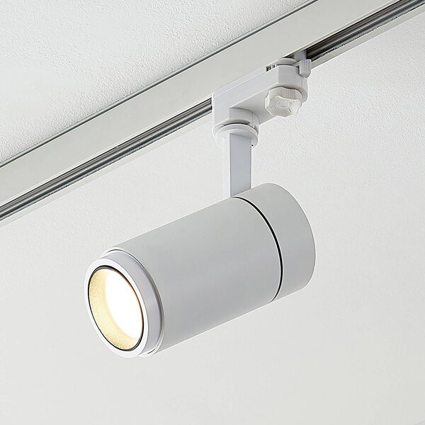 Arcchio Nanna Faretto a binario LED, bianco, 3000K, 21W, Bianco / Opale, Studio / Ufficio, Alluminio