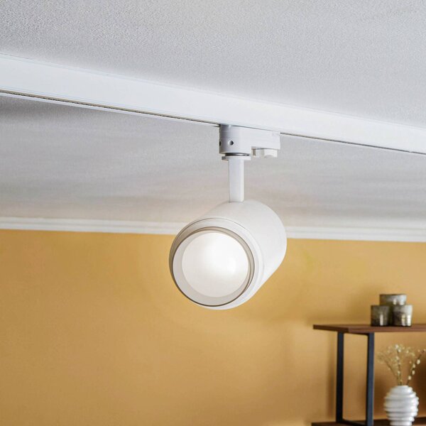 Arcchio Nanna Faretto a binario LED bianco 4000K 27W, Bianco / Opale, Studio / Ufficio, Alluminio
