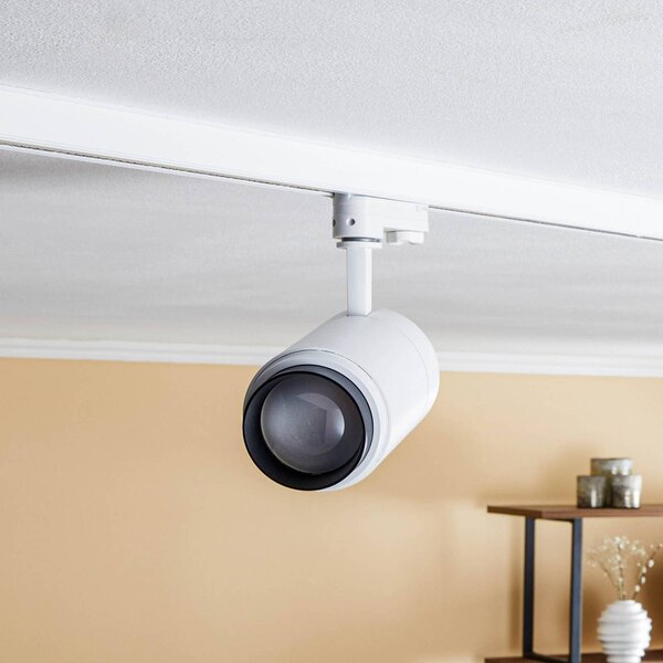 Arcchio Nanna Faretto a binario LED bianco 3000K 27W, Bianco / Opale, Studio / Ufficio, Alluminio