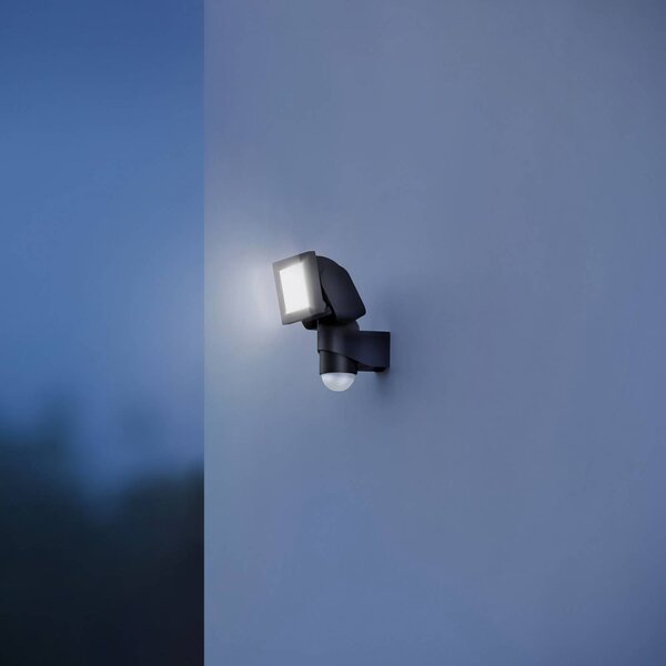 STEINEL LS 150 S applique da esterni sensore nero, Nero, Alluminio, Moderno, Lampada LED da esterni