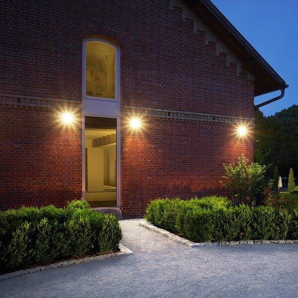 STEINEL LS 150 S applique da esterni sensore nero, Nero, Alluminio, Moderno, Lampada LED da esterni