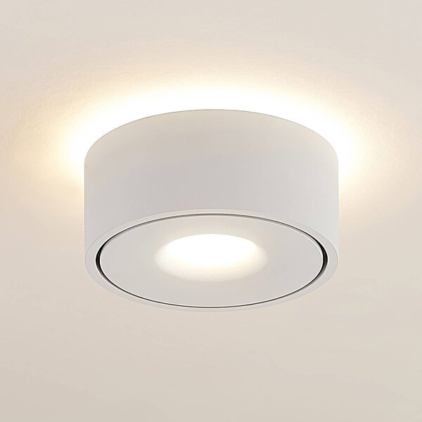 Plafoniera a LED Ranka Arcchio, dimmerabile, Bianco / Opale, Corridoio, Alluminio, Moderno, Plafoniera LED