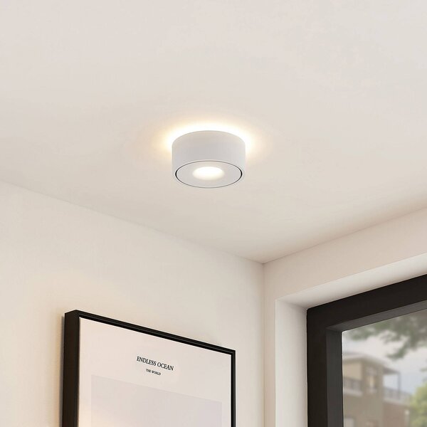 Plafoniera a LED Ranka Arcchio, dimmerabile, Bianco / Opale, Corridoio, Alluminio, Moderno, Plafoniera LED