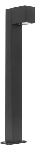 Lampada da esterno a stelo intelligente nera 65 cm IP44 con Wi-Fi GU10 - Baleno