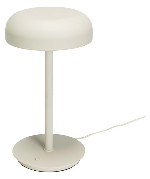 Lampada da tavolo dimmerabile a LED color crema (altezza 37 cm) Velo - Hübsch