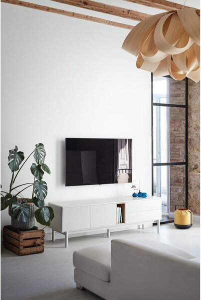 Mobile TV color crema 180x56x40 cm Corvo – Teulat