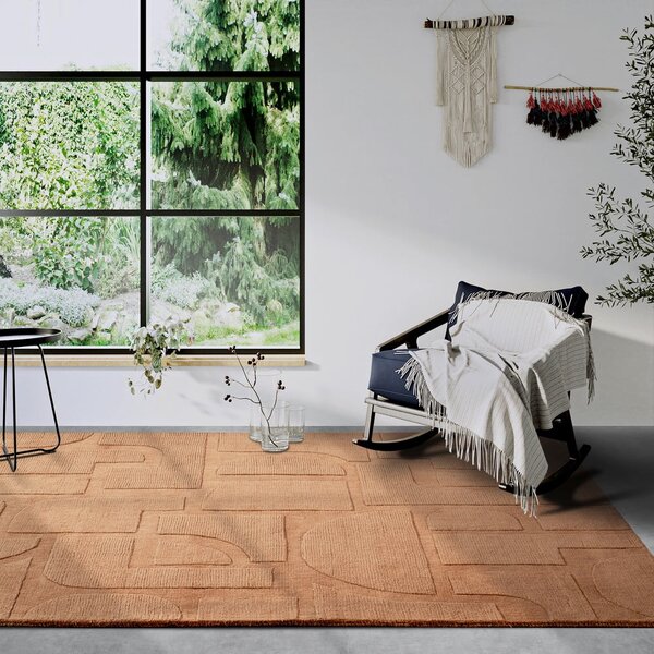 Tappeto marrone in lana tessuto a mano 190x280 cm Alexis - Villeroy&Boch