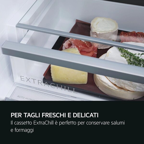 Aeg Frigorifero da Incasso Combinato Capacit 207 Litri Classe energetica E Raffreddamento No Frost colore Bianco - NSC7C191ES Series 7000