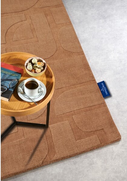 Tappeto marrone in lana tessuto a mano 190x280 cm Alexis - Villeroy&Boch