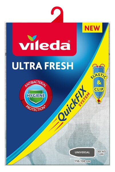 Coperchio in cotone grigio-blu per asse da stiro Ultra Fresh - Vileda