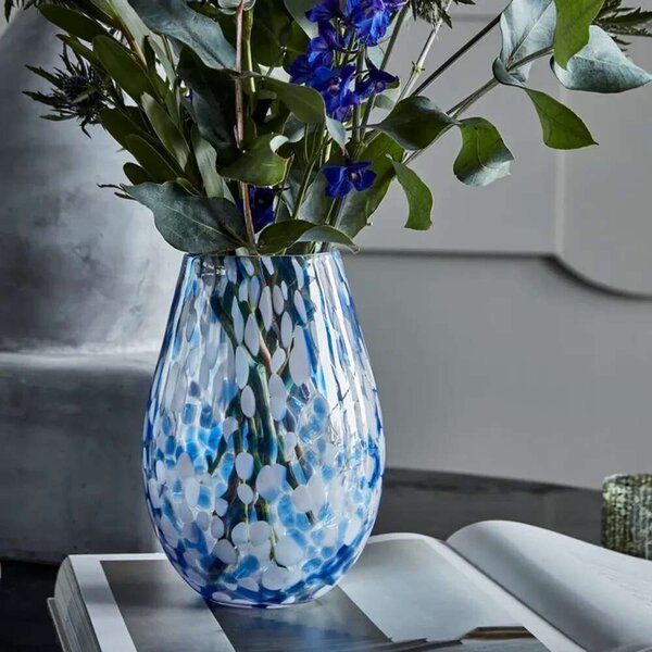 House Doctor - Mote Vase Blue House Doctor