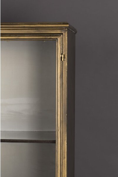 Vetrina in metallo color oro 64x184 cm Gertlush - Dutchbone
