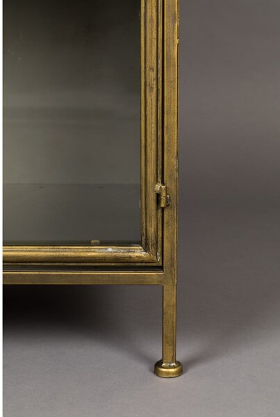 Vetrina in metallo color oro 64x184 cm Gertlush - Dutchbone