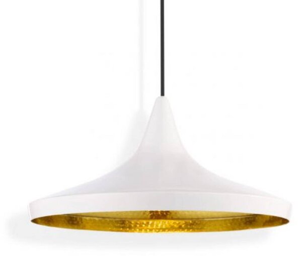 Tom Dixon Beat Wide LED a sospensione, bianco