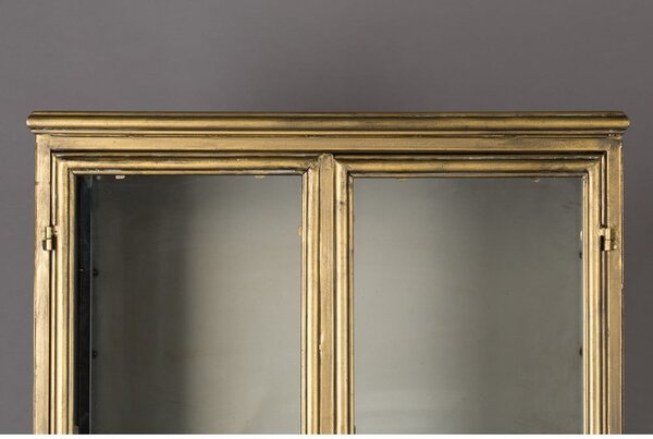 Vetrina in metallo color oro 64x184 cm Gertlush - Dutchbone