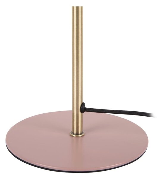 Lampada da tavolo rosa con dettagli dorati Bonnet - Leitmotiv