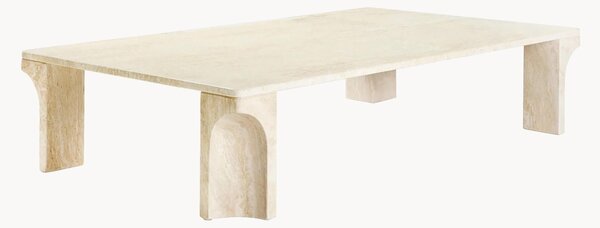 Tavolino in travertino Doric larg. 140 cm