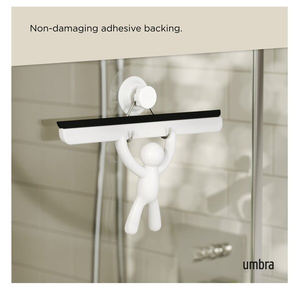 Tergivetro bianco con supporto 26 cm Buddy - Umbra
