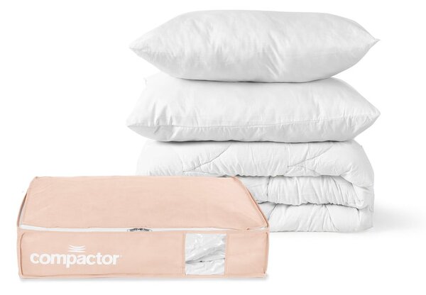 Organizer per sottoletto sottovuoto in plastica 65x45x15,5 cm Pink Edition – Compactor