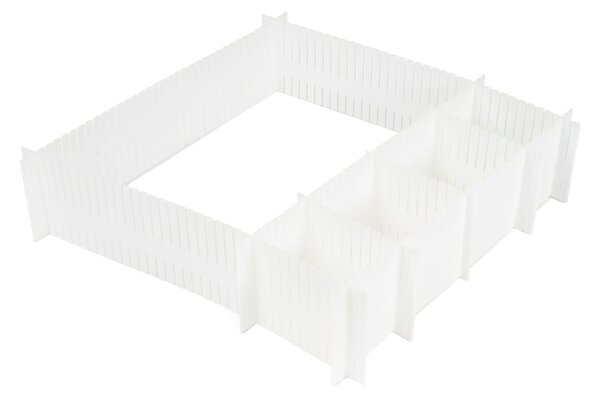 Set di divisori per cassetti in plastica 6 pz – Compactor