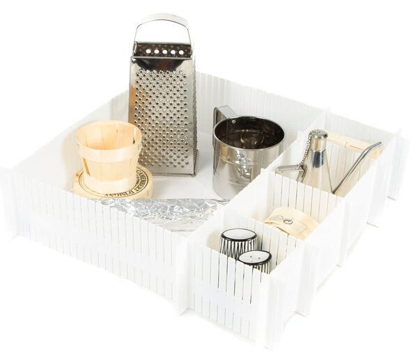 Set di divisori per cassetti in plastica 6 pz – Compactor