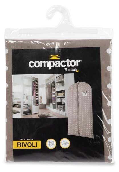 Copriabiti beige a pois, 100 cm Rivoli - Compactor