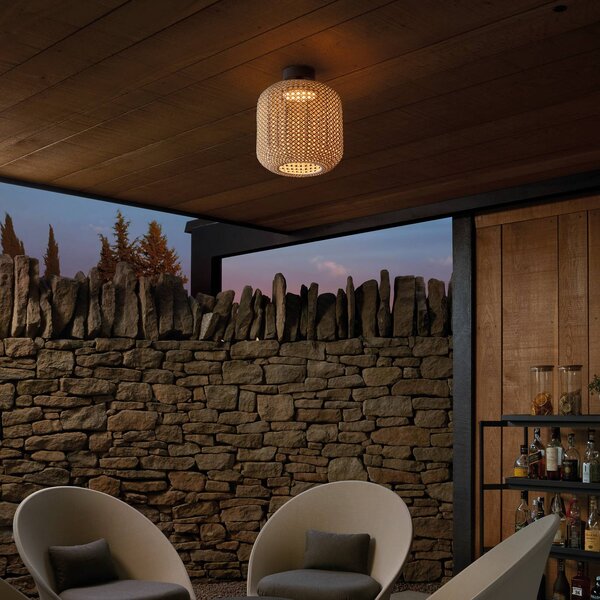 Bover Nans PF/31 plafoniera da esterno a LED, marrone PF, dimmerabile, Marrone / Ruggine, Acciaio Inox, Design, Plafoniere LED