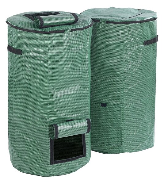 Composter verde in set da 2 125 l - Maximex